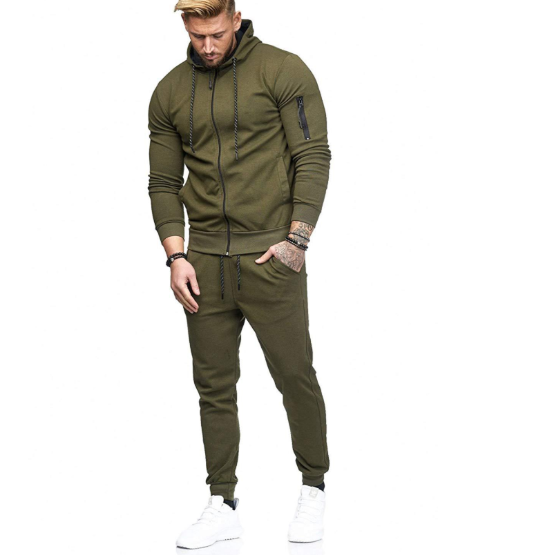 Men sportswear sweatsuit