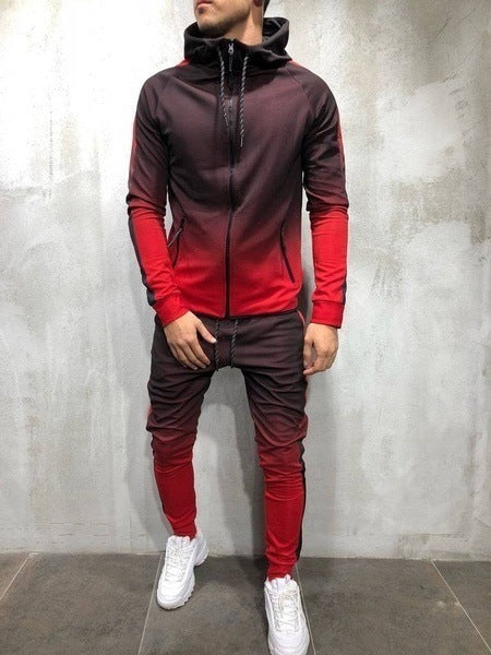 JTXV SWEATPANTS with Hooded Zipper Sweater And Trousers