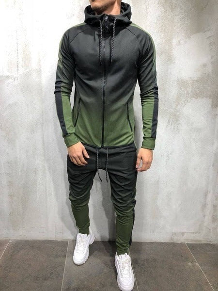 JTXV SWEATPANTS with Hooded Zipper Sweater And Trousers