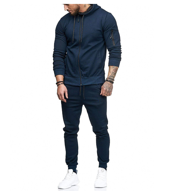 Men sportswear sweatsuit