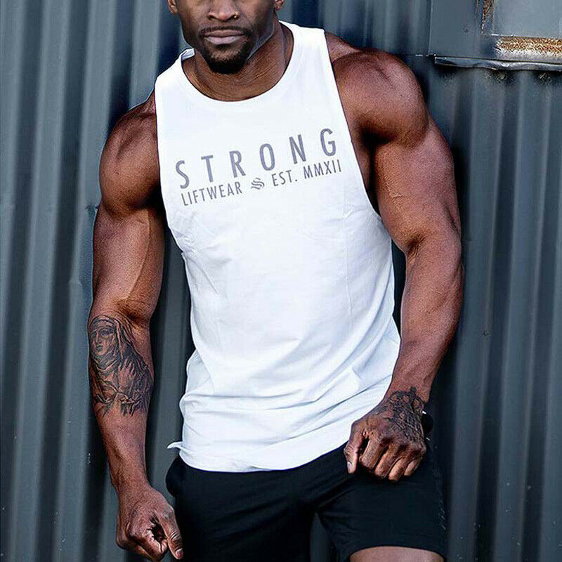 Men Sportswear gym sleeveless shirt