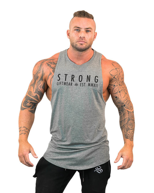 Men Sportswear gym sleeveless shirt