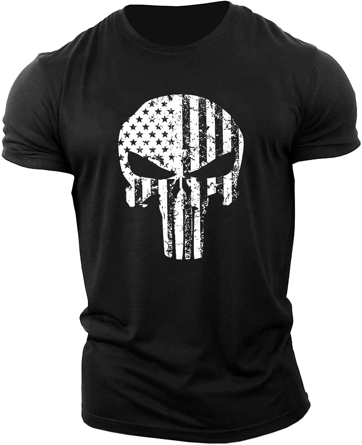 T-SHIRT Skull Workout Short Sleeve T-shirt