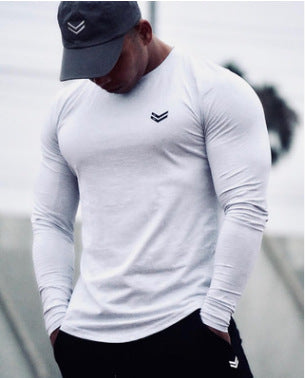 Men Sportswear Long Sleeve Fitness Training T Shirt