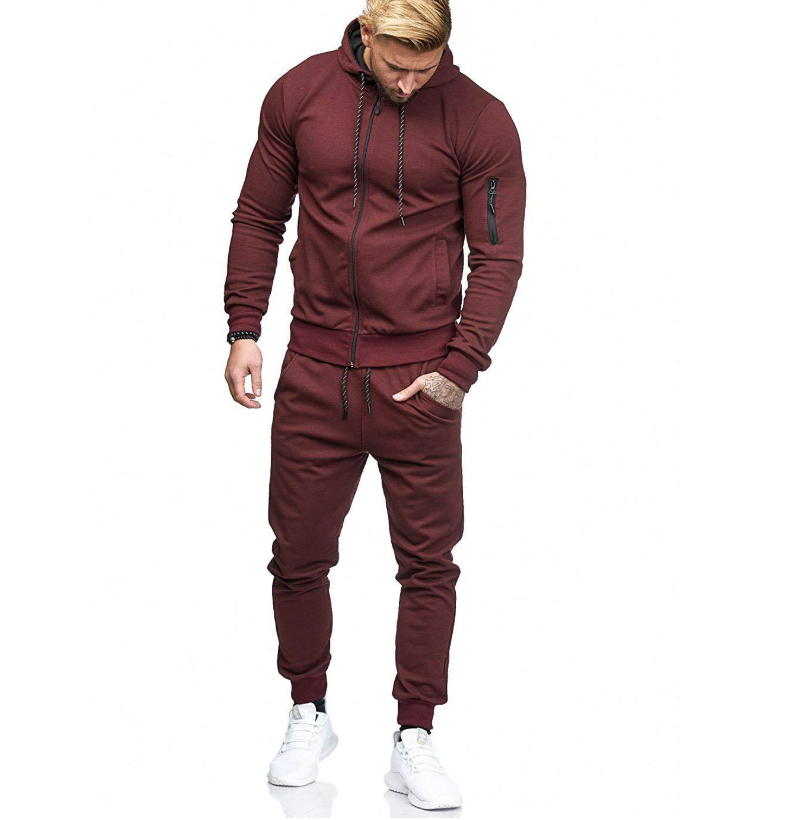 Men sportswear sweatsuit