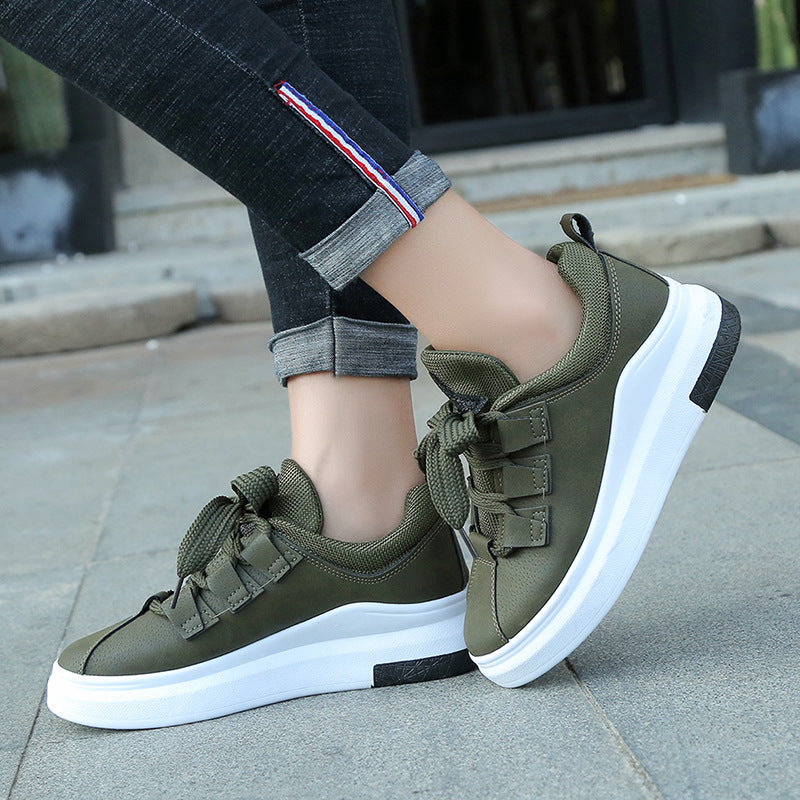 Sportswear Shoes Woman Sports Casual , Thick-Soled Inner Height Shoes