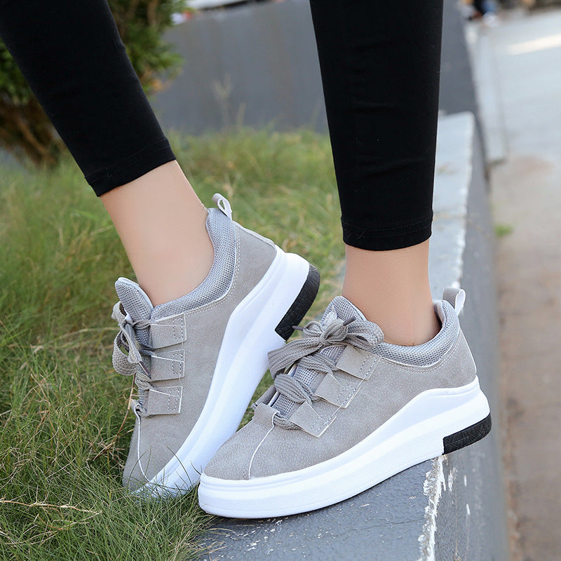 Sportswear Shoes Woman Sports Casual , Thick-Soled Inner Height Shoes