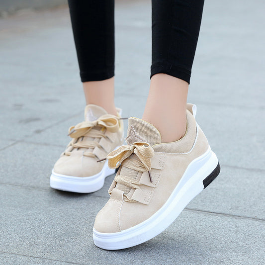 Sportswear Shoes Woman Sports Casual , Thick-Soled Inner Height Shoes
