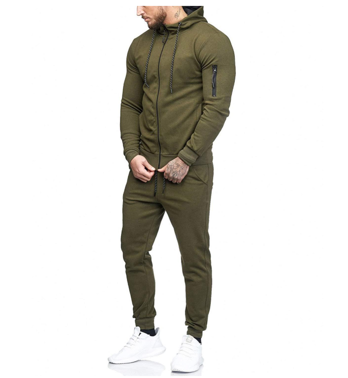 Men sportswear sweatsuit