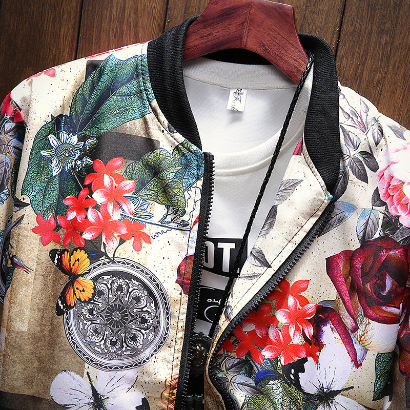 Men Jacket Japan Style Bomber Casual