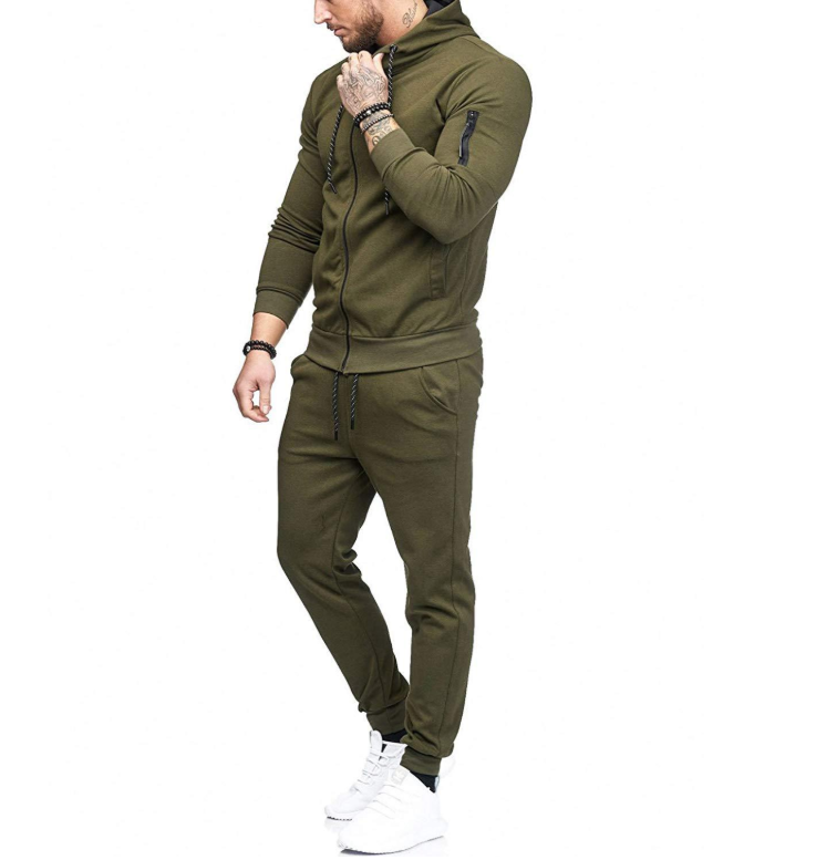 Men sportswear sweatsuit