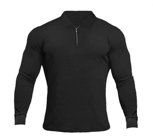 Fashion Men Long sleeve Polo