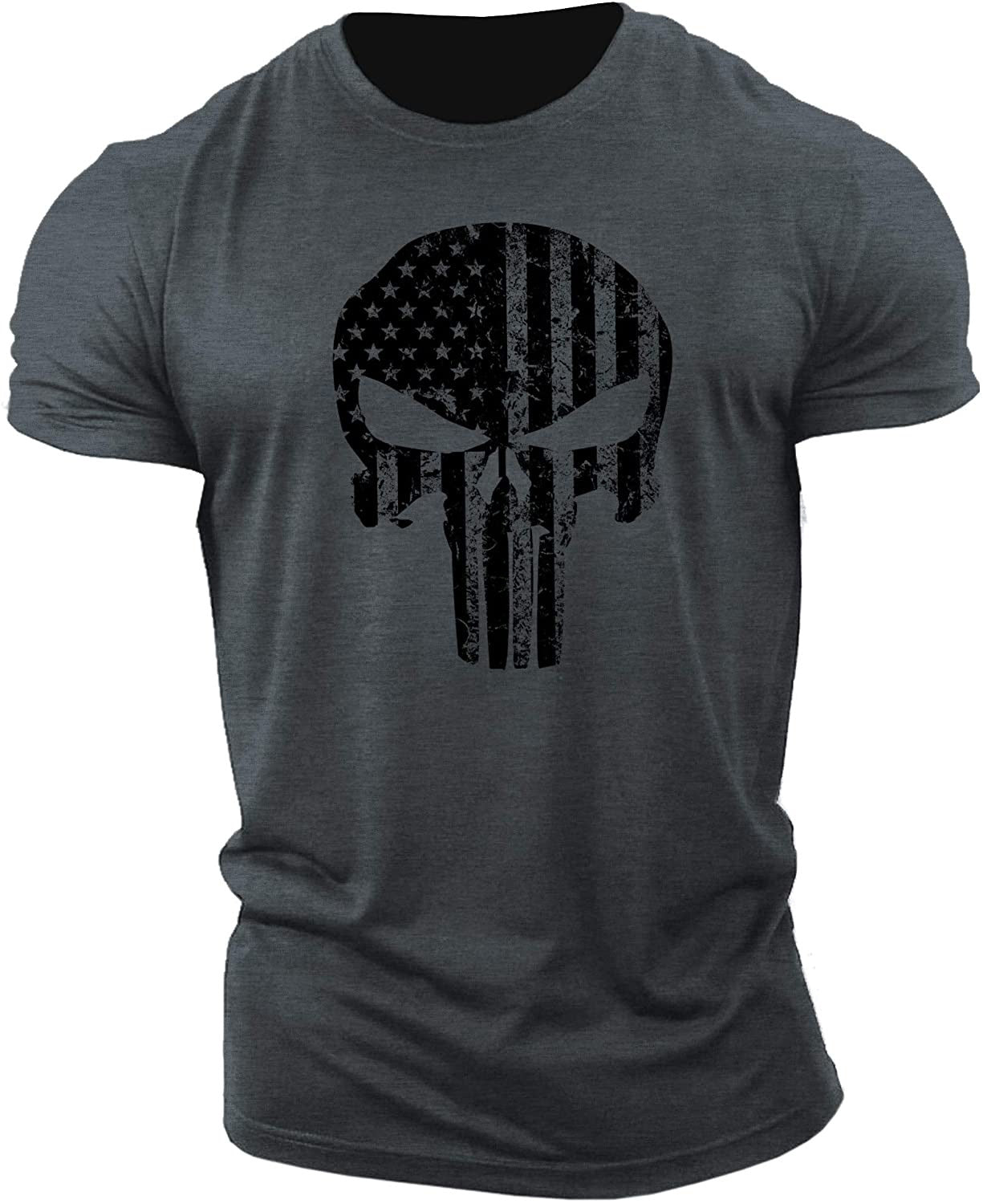 T-SHIRT Skull Workout Short Sleeve T-shirt