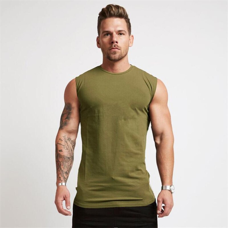 Muscleguy Brand Gyms Vêtements Entraînement Chemise sans manches Débardeur Hommes Musculation Fitness Hommes Sportwear Gilets musculaires Hommes Débardeur