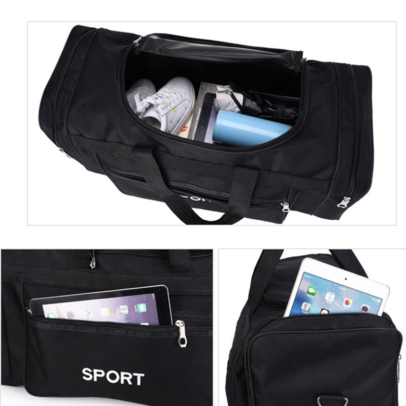 Grande Capacité Gym Sacs Sport Hommes Fitness Gadgets Yoga Gym Sac Mochila Gym Pack pour Formation Voyage Sporttas Sportbag Duffle Sacs