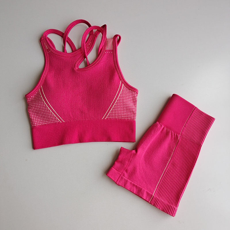 Woman Seamless Yoga Set 2 Pcs