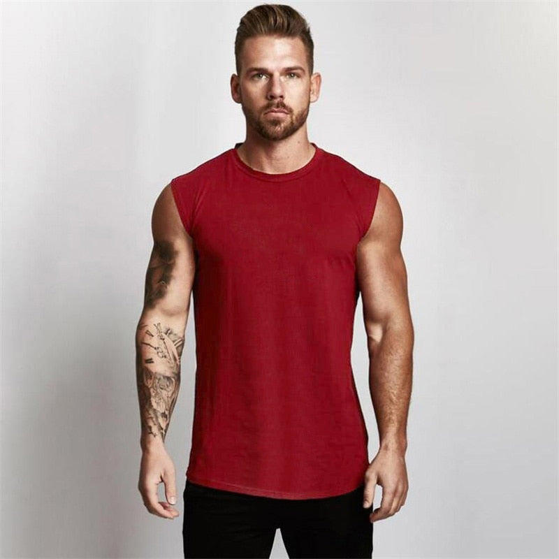 Men sportswear Sleeveless Shirt