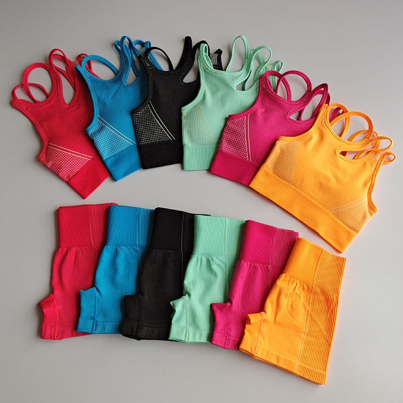 Woman Seamless Yoga Set 2 Pcs