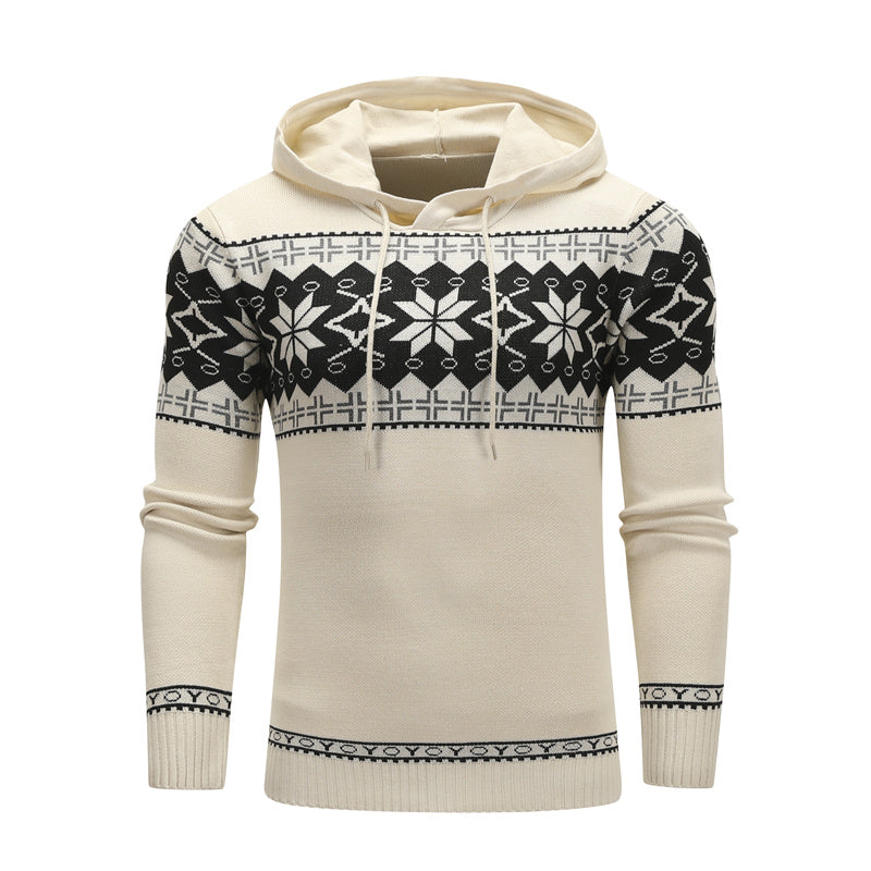 Fashion Men Pullover Sweaters Casual Hoodies Knitting