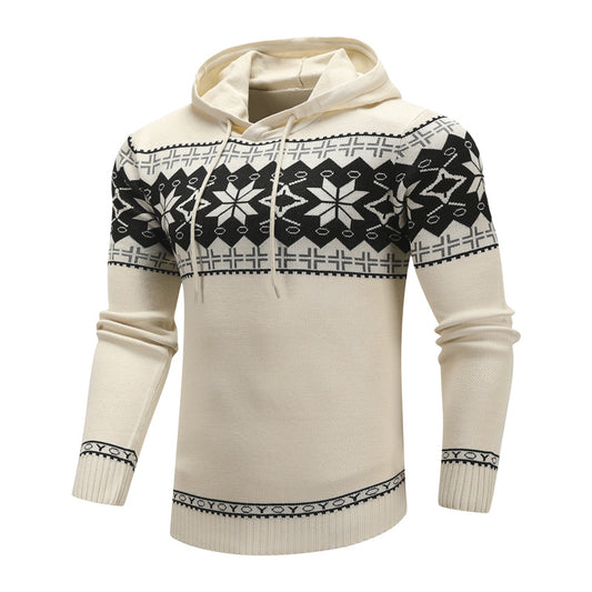 Fashion Men Pullover Sweaters Casual Hoodies Knitting